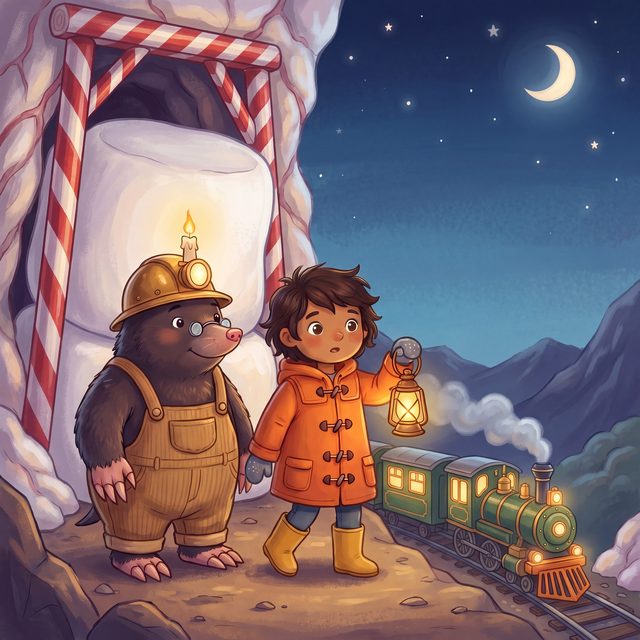 Front cover illustration of The Marshmallow Mines