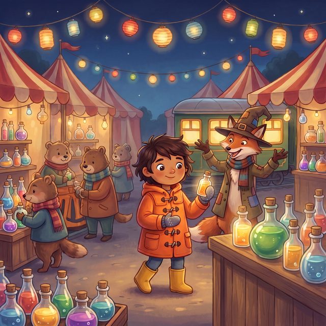 Front cover illustration of The Market of Marvelous Maybes
