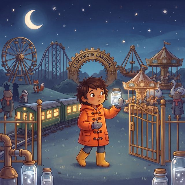 Front cover illustration of The Clockwork Carnival
