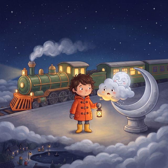 Front cover illustration of The Borrowed Moon