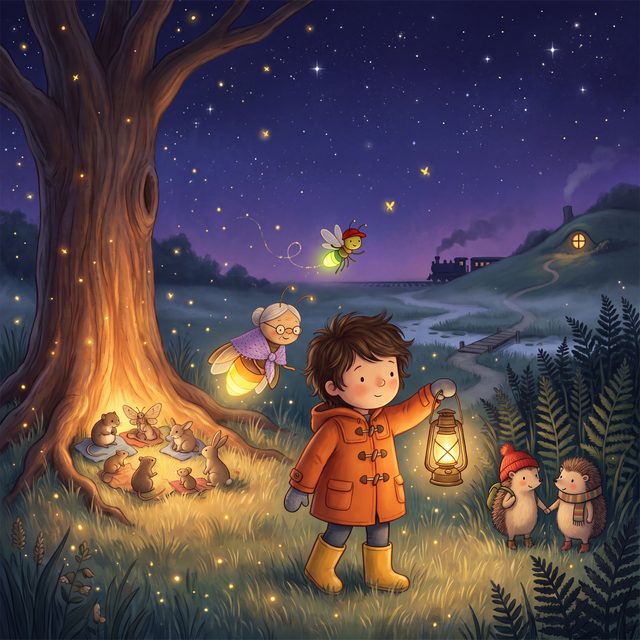 Front cover illustration of The Firefly Festival