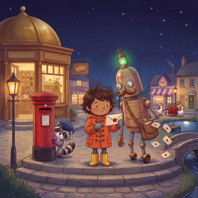 Front cover illustration of The Robot Post Office