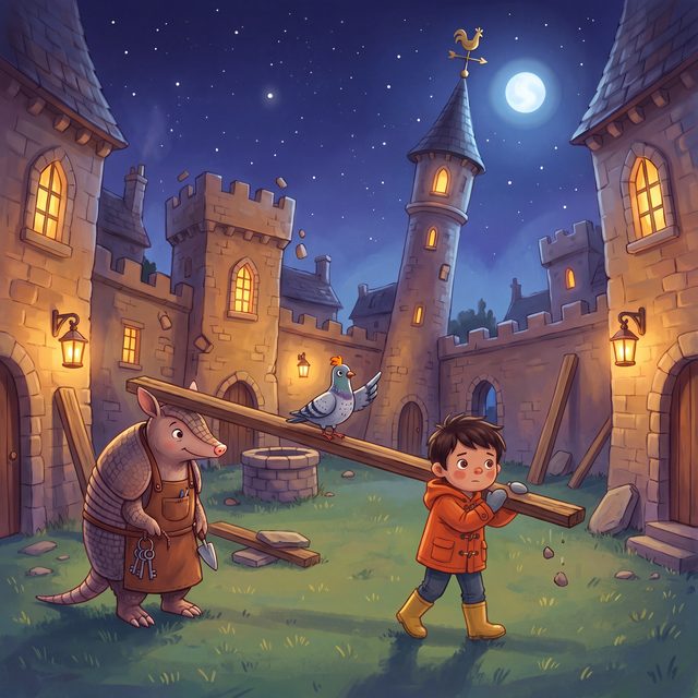 Front cover illustration of The Tumbledown Castle