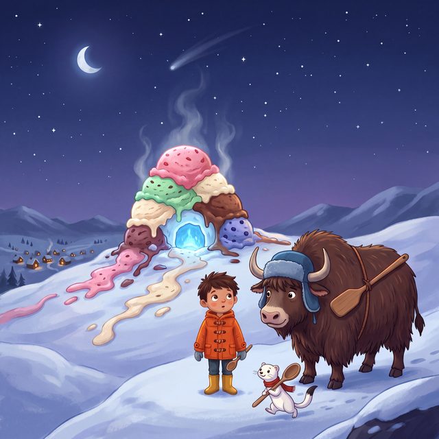 Front cover illustration of The Ice Cream Comet